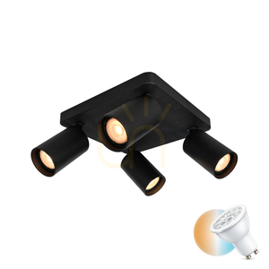 Spoturi Italux Nesto GU10 4x negru aluminiu SPL-23436-4S-BK small 0