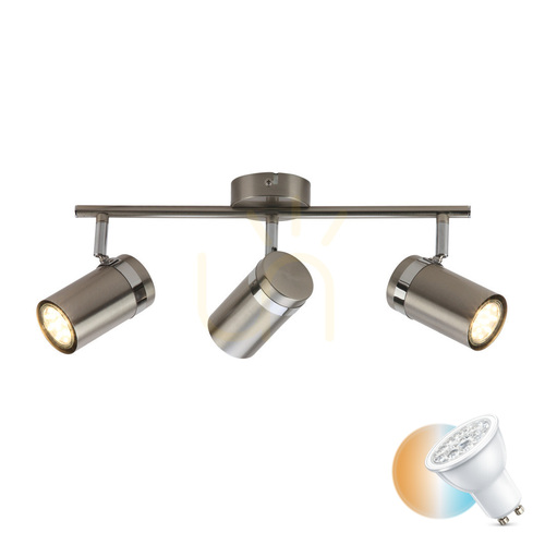 Verifica Spot LED Italux Palmoni 3xGU10 argintiu, metalic, dimabil, SKU SPL-2024-3