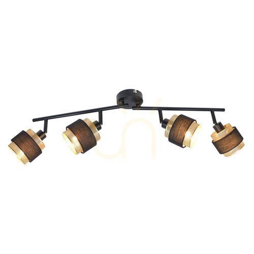 Verifica Spot Italux Renez negru 4xE14 metalic 70 cm SPL-95820-4