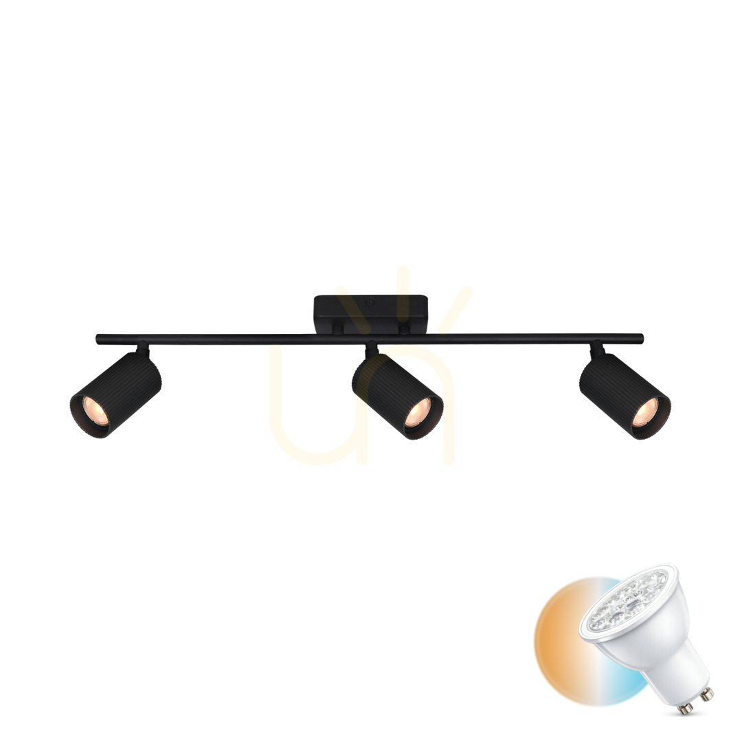 Verifica Spoturi Italux Tris 3xGU10 negru LED dimmabil SPL-46829-3-BK Spoturi Italux Tris 3xGU10 negru LED dimmabil SPL-46829-3-BK