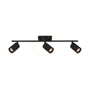 Spoturi Italux Tris 3xGU10 negru LED dimmabil SPL-46829-3-BK 1 Spoturi Italux Tris 3xGU10 negru LED dimmabil SPL-46829-3-BK small 1
