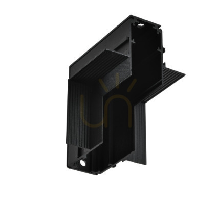 Verifica L 90° conector intern pentru magistrală magnetică încastrată LUNA-MAG Negru - LUNARES