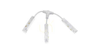 Comutator de alimentare T pentru bare magnetice LUNA-MAG - alb LUNA-ZASL-T - Lunares small 0