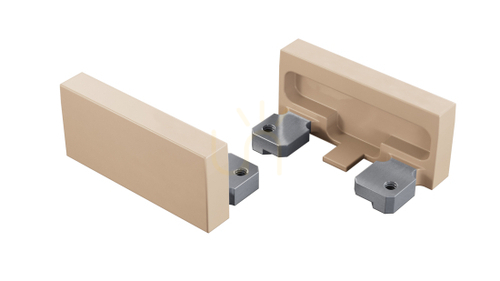 Verifica Capac terminal din aluminiu fără orificiu Lumines aria, Light Ivory RAL 1015