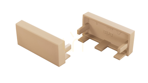 Verifica Capac fără orificiu pentru profil LED LUMINES aria Light Ivory RAL 1015 ABS 12-1528-01