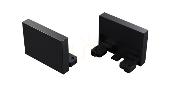 Verifica Capac ALU LUMINI alba negru anodizat Capac ALU LUMINI alba negru anodizat