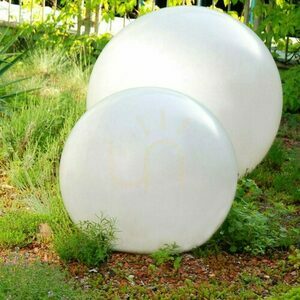 Minge solară de grădină 30 cm RGBW cu telecomandă small 8