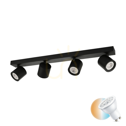 Verifica Spoturi Italux Karlota 4xGU10 negru aluminiu 64 cm SPL-31959-4B-BK