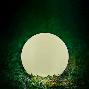 Minge solară de grădină 50 cm RGBW cu telecomandă small 5