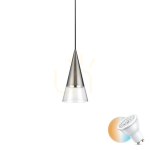 Lampă suspendată Ideallux CONO SP1 Nickel 322803 argintie GU10 Ø15 cm 0 Lampă suspendată Ideallux CONO SP1 Nickel 322803 argintie GU10 Ø15 cm small 0