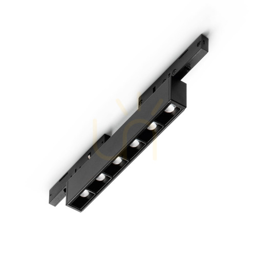 Verifica Spot LED pe șină Ideallux DEVA Accent W negru 5W 3000K 332758