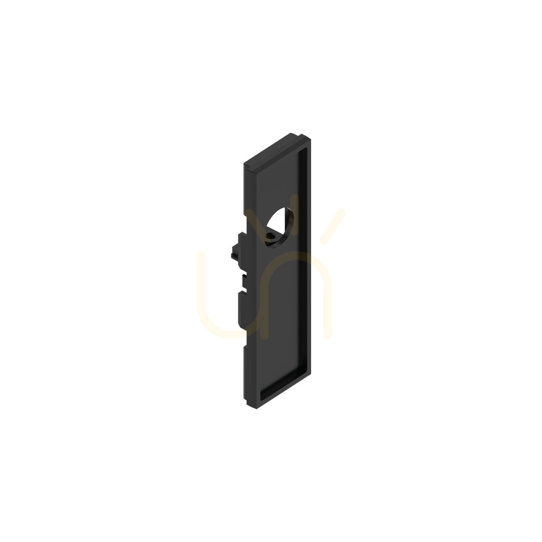 Verifica Cap final bi-emisie cu orificiu Ideallux EGO negru aluminiu 322858 Cap final bi-emisie cu orificiu Ideallux EGO negru aluminiu 322858