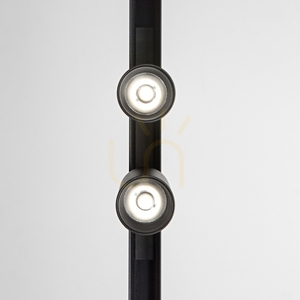 Spot pe șină dublu LED Ideallux Ego negru 16W 2700K DALI 340241 small 2