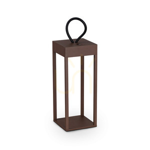 Lampă de masă Ideallux ENYA 323244 maro LED 5W aluminiu 30 cm small 0