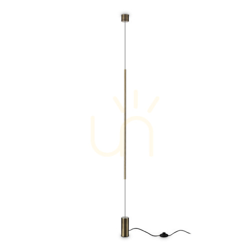 Verifica Ideallux ESSENCE lampă de perete suspendată 341132 LED 14W alamă 2700K ⌀6 cm