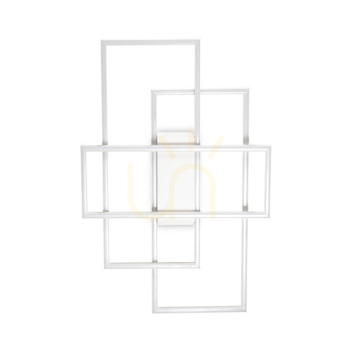 Verifica Plafond LED Ideallux Frame Rettangolo alb 33W 2700K 62,5 cm 341323