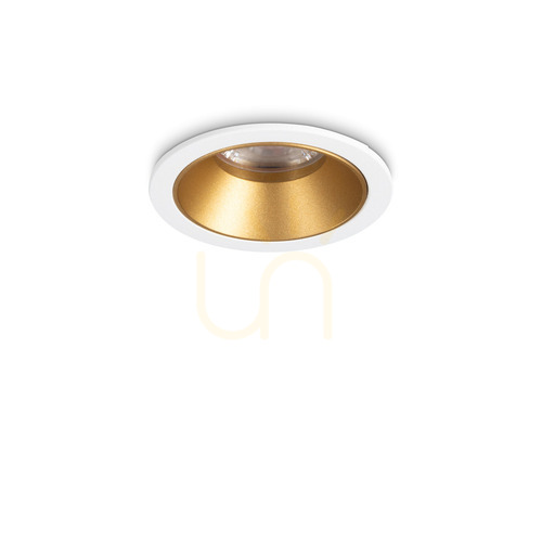 Verifica Lumină încastrată Ideallux GAME rotundă aur LED 5,5W 3000K 349084