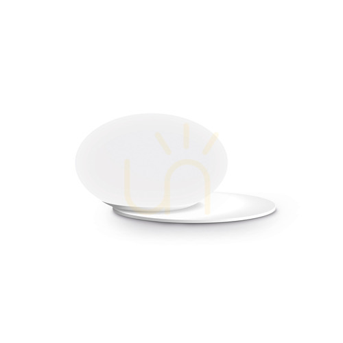 Verifica Lampă de masă Ideallux NINFEA TL1 BIANCO albă sticlă metal 20 cm 318325