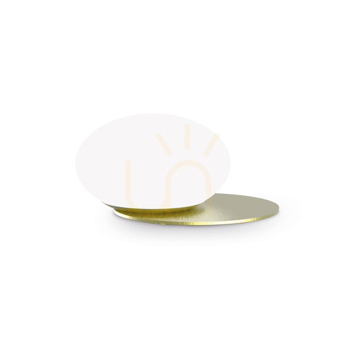 Verifica Lampă de masă Ideallux Ninfea alamă sticlă metal Ø20 cm GX53 346526