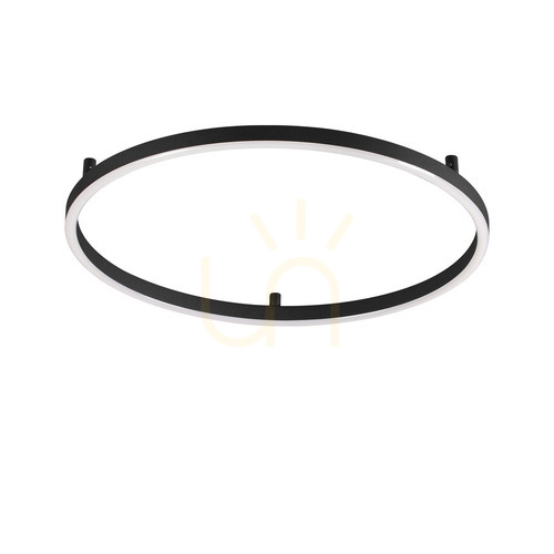 Verifica Plafond LED rotund Ideallux Oracle Slim negru 90 cm 53W 4000K 341989
