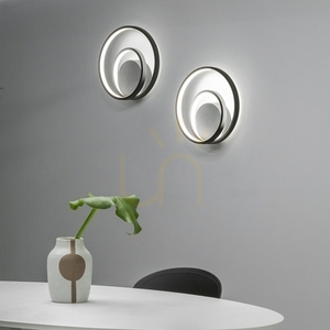 Aplica perete Ideallux OZ alamă 29 cm LED 26W 2700K 342245 small 2