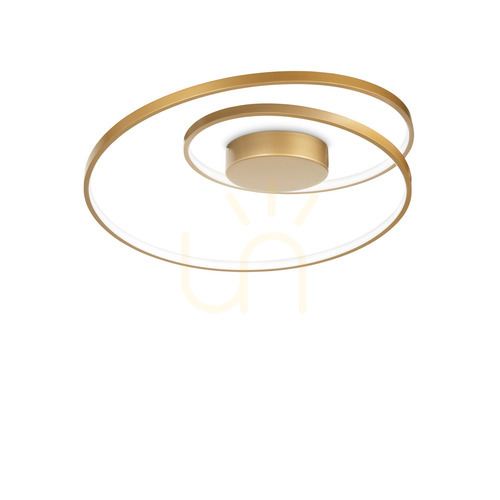 Verifica Plafonieră LED Ideallux OZ alamă 60 cm 47W 2700K 342306