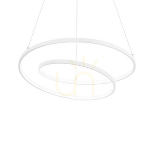 Lampa suspendata Ideallux OZ D80 alba LED 52W 4000K 342436 small 0