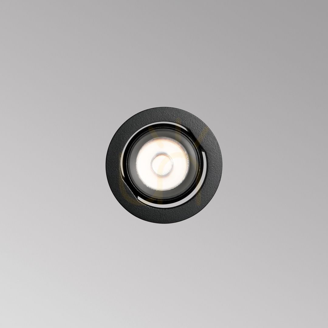 Vedere Spot încastrat LED Ideallux QUARK negru reglabil 12W 3000K 323008 Spot încastrat LED Ideallux QUARK negru reglabil 12W 3000K 323008