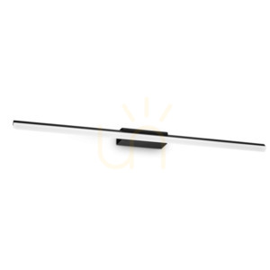 Lampă de perete exterior Ideallux Riflesso D82 negru LED 19W 345147 small 0