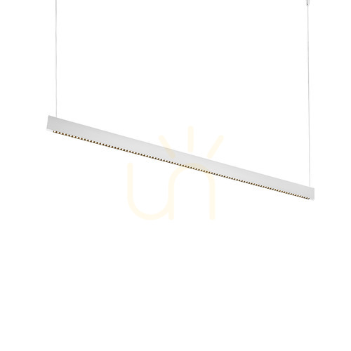 Verifica Lustră suspendată LED Ideallux Steel Slim Accent 1200 alb 35W 3000K 348414