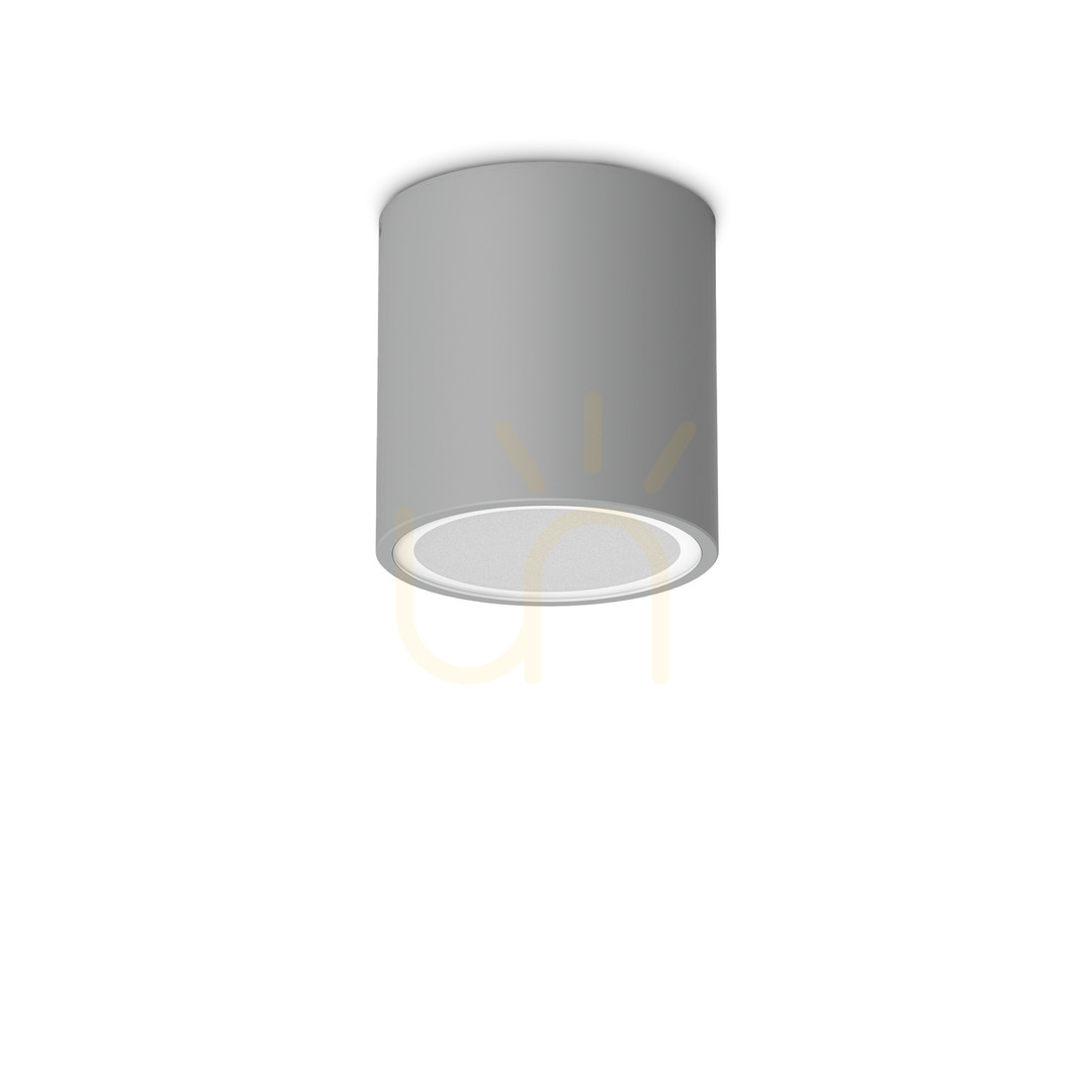 previzualizare Plafonieră exterior Ideallux TECHO rotundă gri GU10 D9 342726 Plafonieră exterior Ideallux TECHO rotundă gri GU10 D9 342726