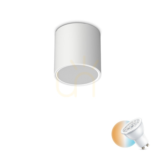 Verifica Plafonieră exterior Ideallux TECHO 342689 alb rotund Ø15 cm GU10 IP54