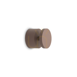 Lampă de perete exterior Ideallux TOFFEE 321196 maro LED 8W aluminiu IP54 small 0
