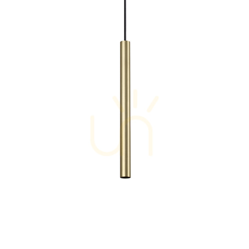 Verifica Lampă suspendată Ideallux LOOK Ultrathin alamă LED 11,5W 3000K 339726