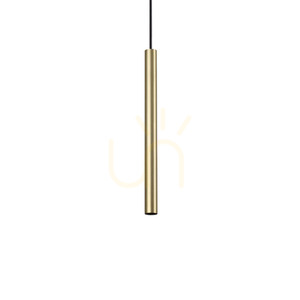 Lampă suspendată Ideallux LOOK Ultrathin alamă LED 11,5W 3000K 339726 small 0