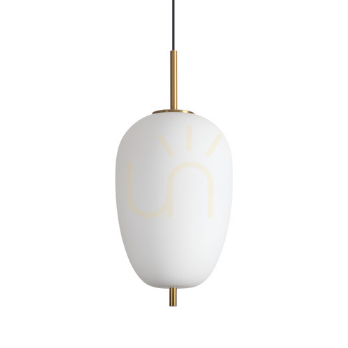Verifica Pendul Ideallux Umile SP1 alb din sticlă și metal LED 20W 27 cm 314945