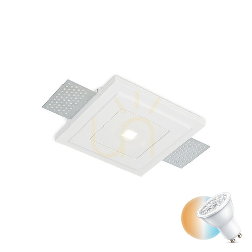Verifica Corp de iluminat încastrat rotund Ideallux ZEPHYR 331225 alb gips LED 12W D14