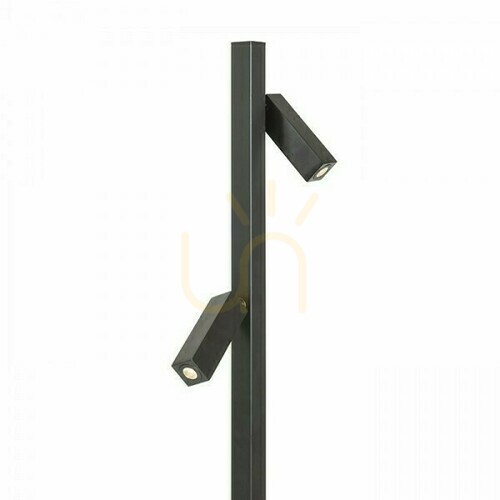 Verifica Lampă de podea Fado Black 230 V Led 2x3 W 45° 3000 K