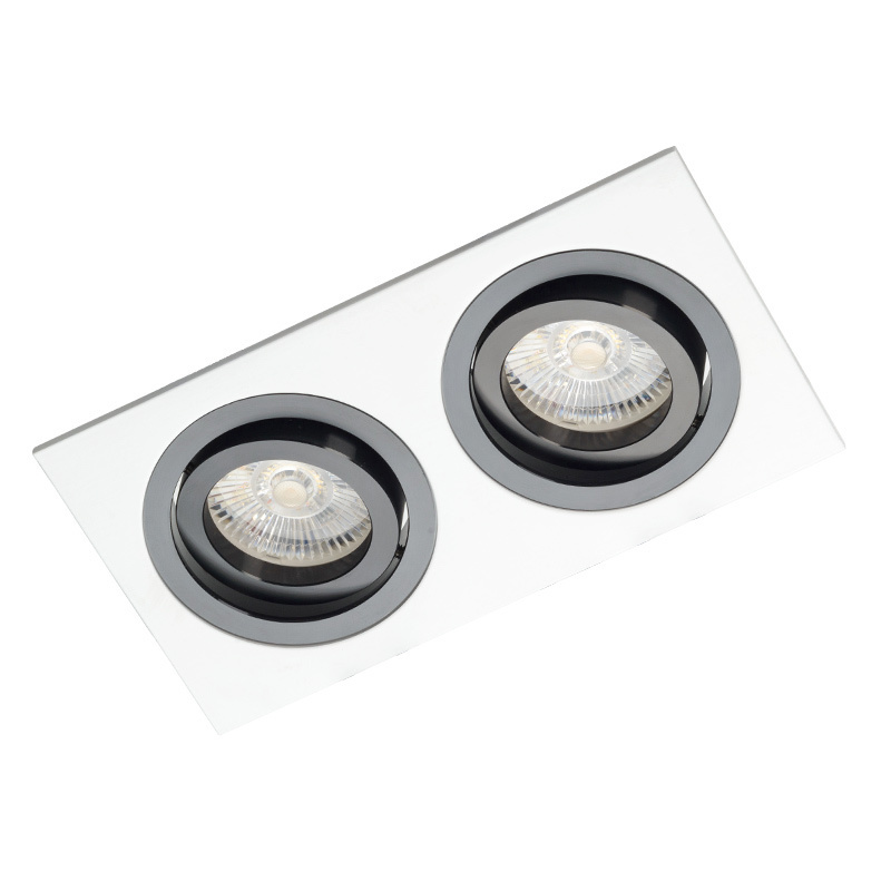 Verifica Downlight dublu alb cu Alcazar negru 542.WB Downlight dublu alb cu Alcazar negru 542.WB