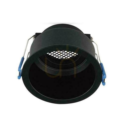 Verifica Spot încastrat V-TAC VT-9001RD GU10 adânc, grilă fagure anti-orbire, negru, ø9 cm, IP20