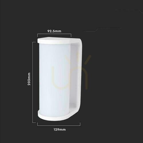 Verifica Lampă de perete V-TAC 12W LED negru IP65 VT-9112CCT 3000K-4000K-6500K 1760lm.