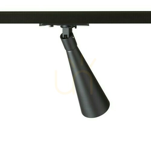 Verifica Alexis Spotlight pentru 1 fază. Rails negru 230 V Led Gu10 5 W.