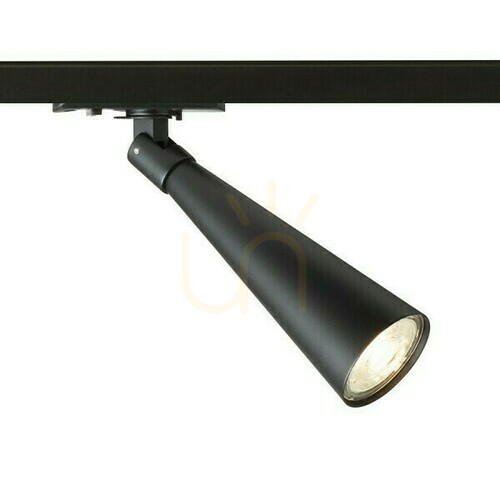 Verifica Alexis Spotlight pentru 1 fază. Rails negru 230 V Led Gu10 5 W.