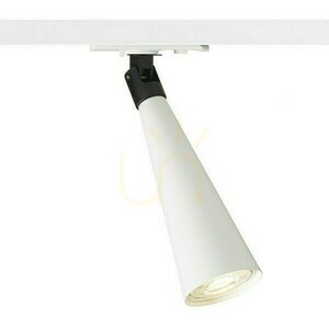 Alexis Spotlight pentru 1 fază. Alb/negru 230 V Led Gu10 5 W șine. small 1