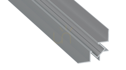 Verifica LUMINI profil tip Vigo argint anodizat B/P 1 m
