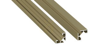 Profil LED LUMINES ajar, vopsit Reed Green RAL 6013, 1 m small 0