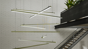 Profil LED LUMINES alba brut, 1 m small 3