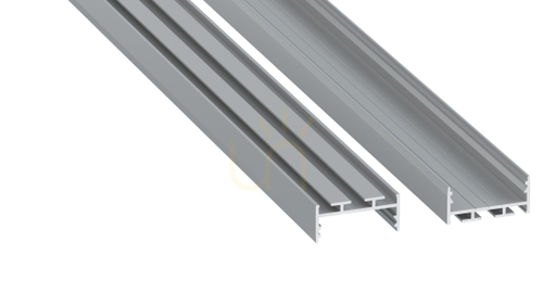 Verifica Profil LED LUMINES tip aria argintiu anodizat 2 m