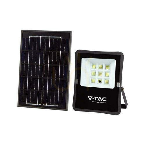 Verifica V-TAC 6W Solar LED proiector telecomandă, AUTO, temporizator IP65 VT-55050 4000K 400lm