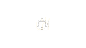Profil LED LUMINES tip axin raw 1 m small 1